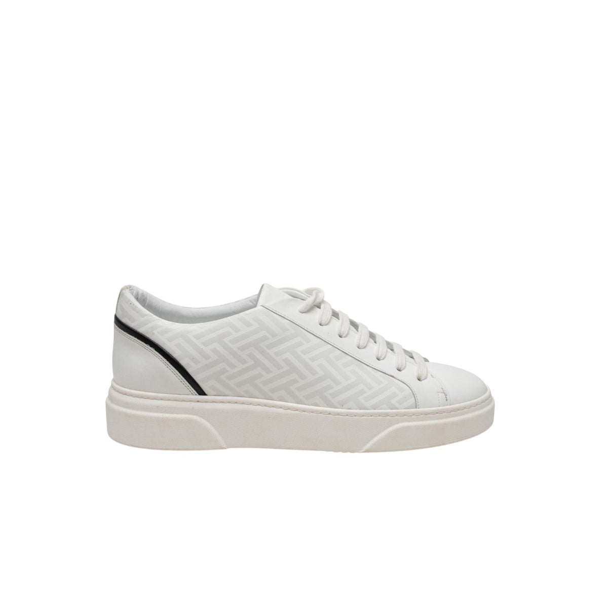 TESTONI Sneaker Weaving T Macro Calf White 8 UK / 9 US / 42 IT