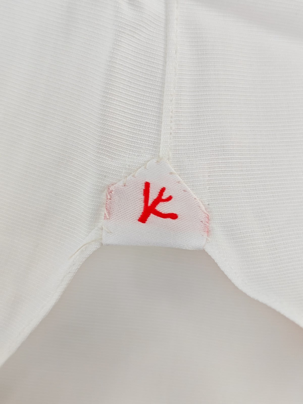 780$ ISAIA NAPOLI "Mix" Dress Shirt White Solid Oxford Cotton 18.5 - 46 1A