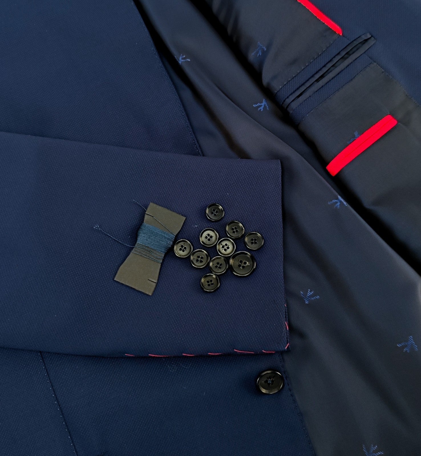 $5400 ISAIA NAPOLI "Marechiaro" Blue Sport Coat Fine Wool 50 US / 60 EU 8R