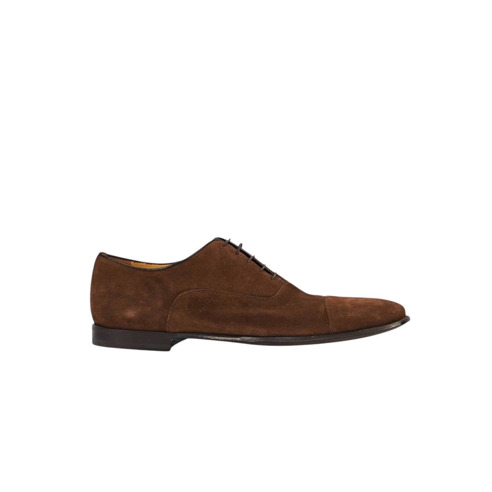 950$ TESTONI " Portonovo " Oxford Shoes Suede Espresso 8 UK / 9 US / 42 IT