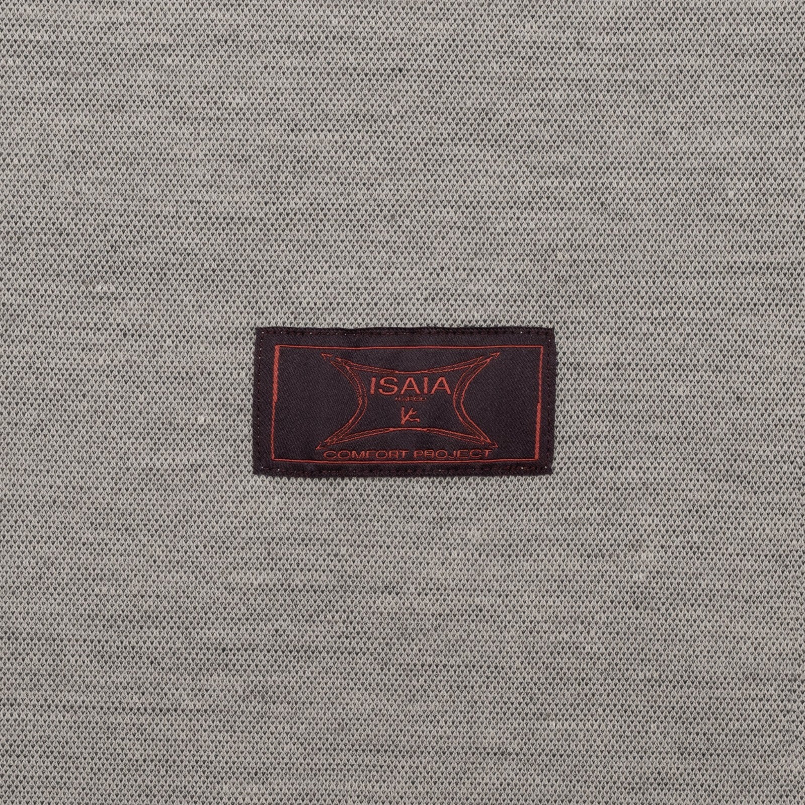 $1350 ISAIA NAPOLI Gray Hand-Sewn Overshirt Jacket Wool Silk Linen Size M