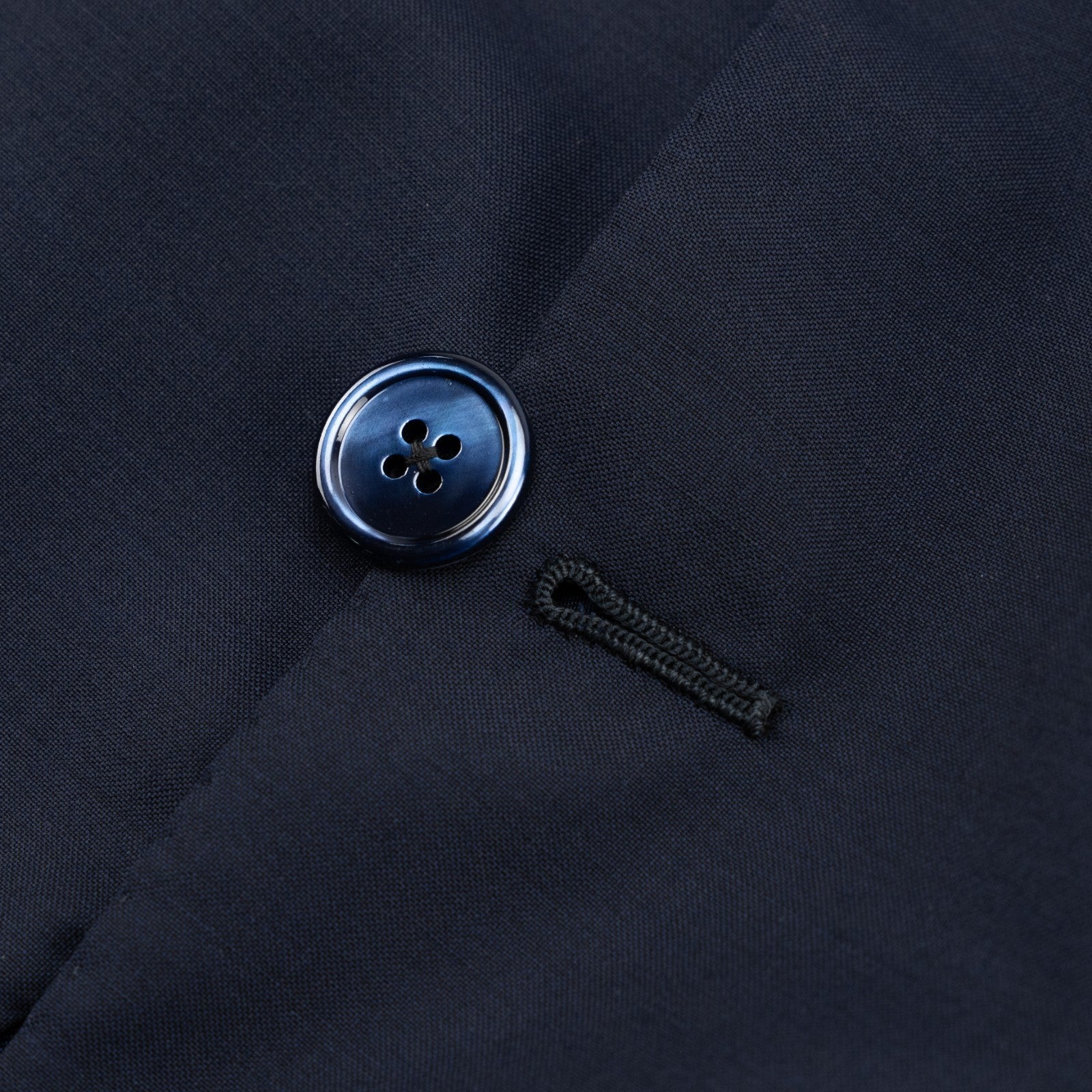 $2700 SARTORIA PARTENOPEA NAPOLI Blue Navy Suit Wool 140's 46 US / 56 EU