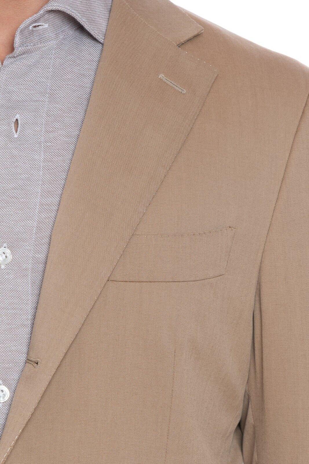 2250$ BELVEST Jacket Blazer Solid SOLARO Wool / Cotton 42 US / 52 EU 8R Slim Fit
