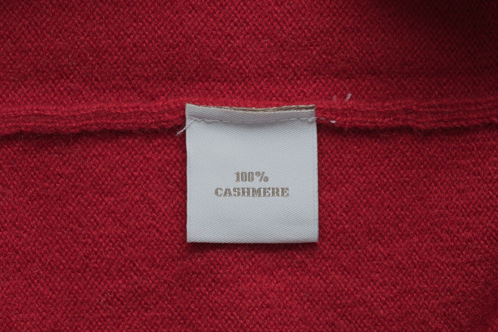 220$ FILIPPO DE LAURENTIIS Red Sweater Cardigan 100% Cashmere Made in Italy