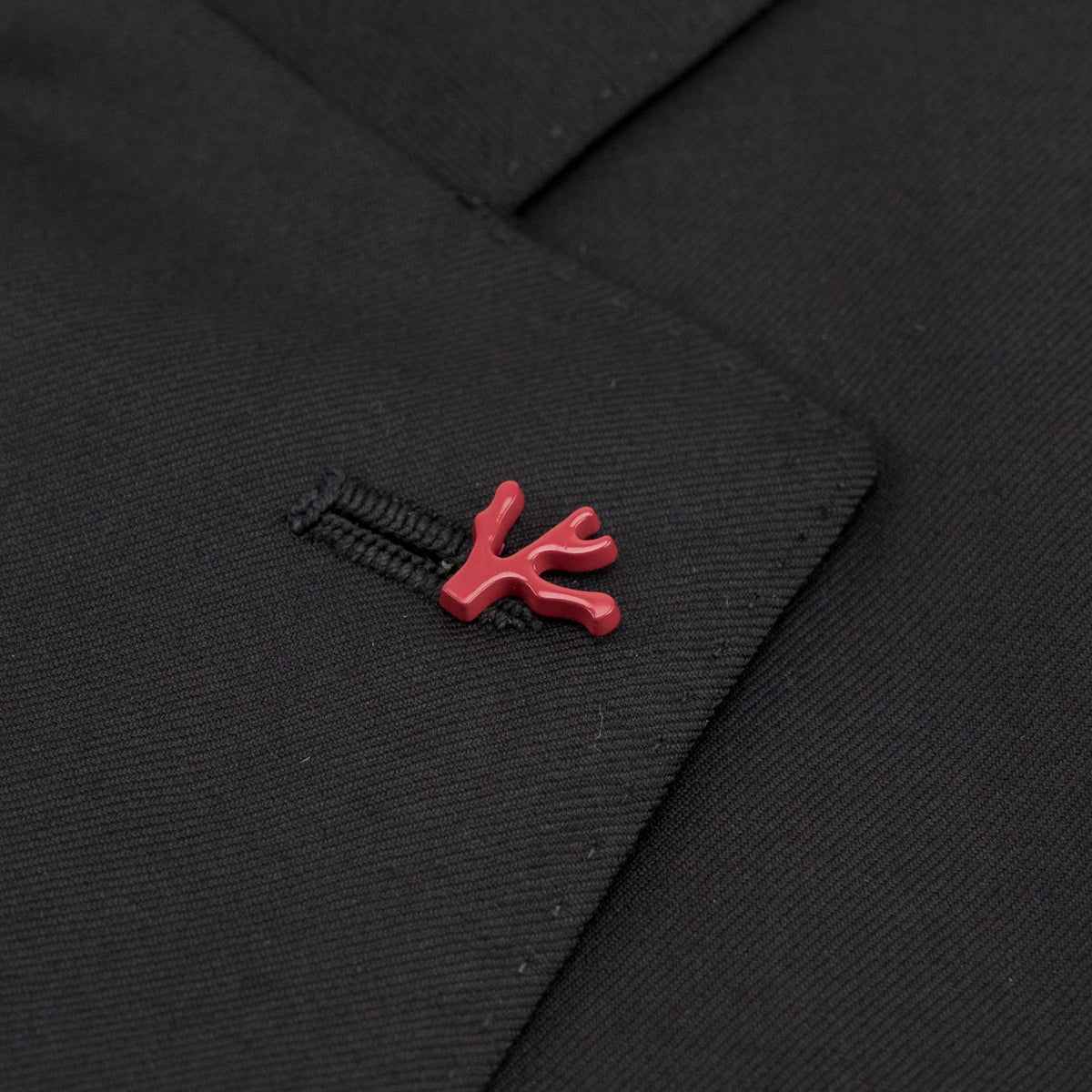 $7120 ISAIA "Gregorio" Black Suit Hand-Sewn Wool Aquaspider Water Repellent