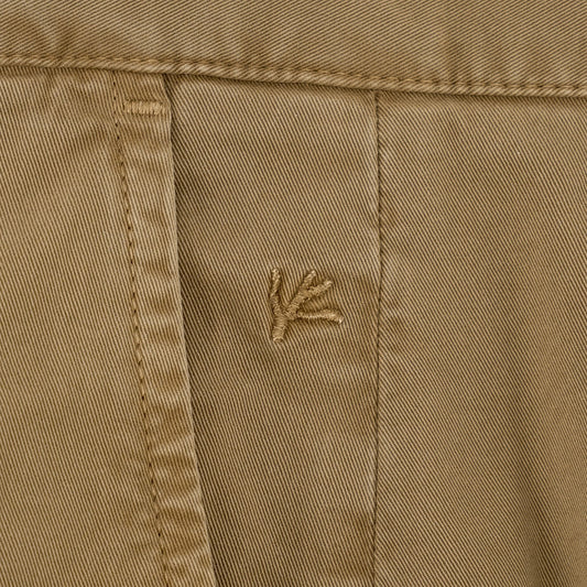 720$ ISAIA NAPOLI Dark Beige Chino Pant Cotton Regular Fit 38 US / 54 EU