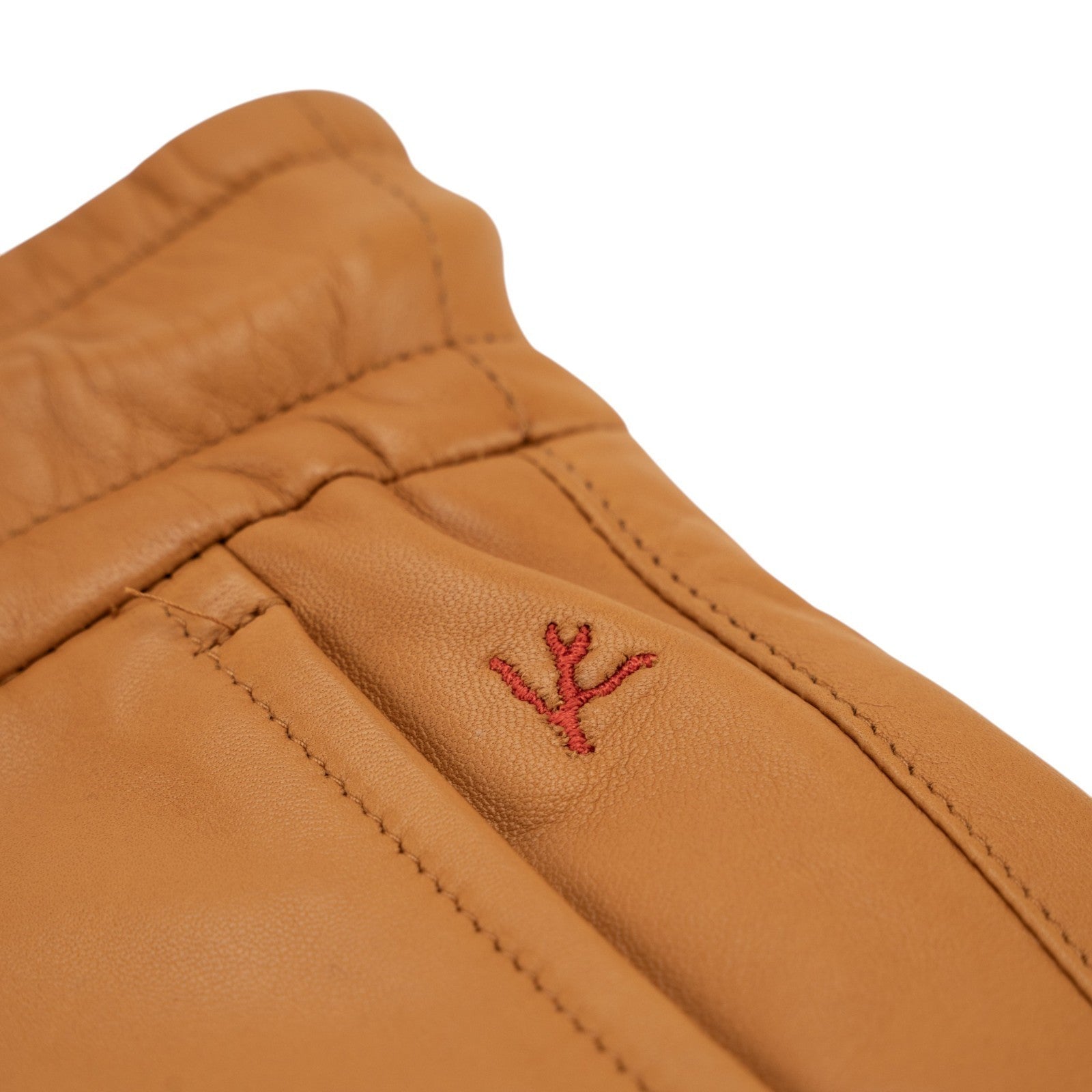 2950$ ISAIA Whisky Drawstring Short Pant Soft Lambskin Leather 32 US / 48 EU R