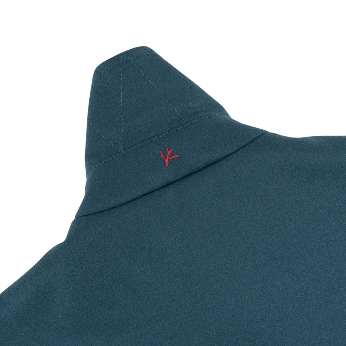 $6250 ISAIA 100% Cashmere Storm System® Jacket Coat Petrol Blue 38 US / 48 EU