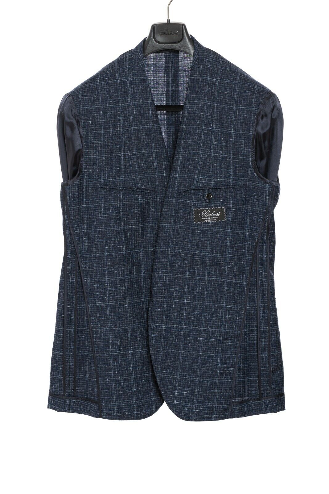 $2200 BELVEST Jacket Blue Wool Cotton Linen 44 US / 54 EU Drop 7R JACKETINTHEBOX