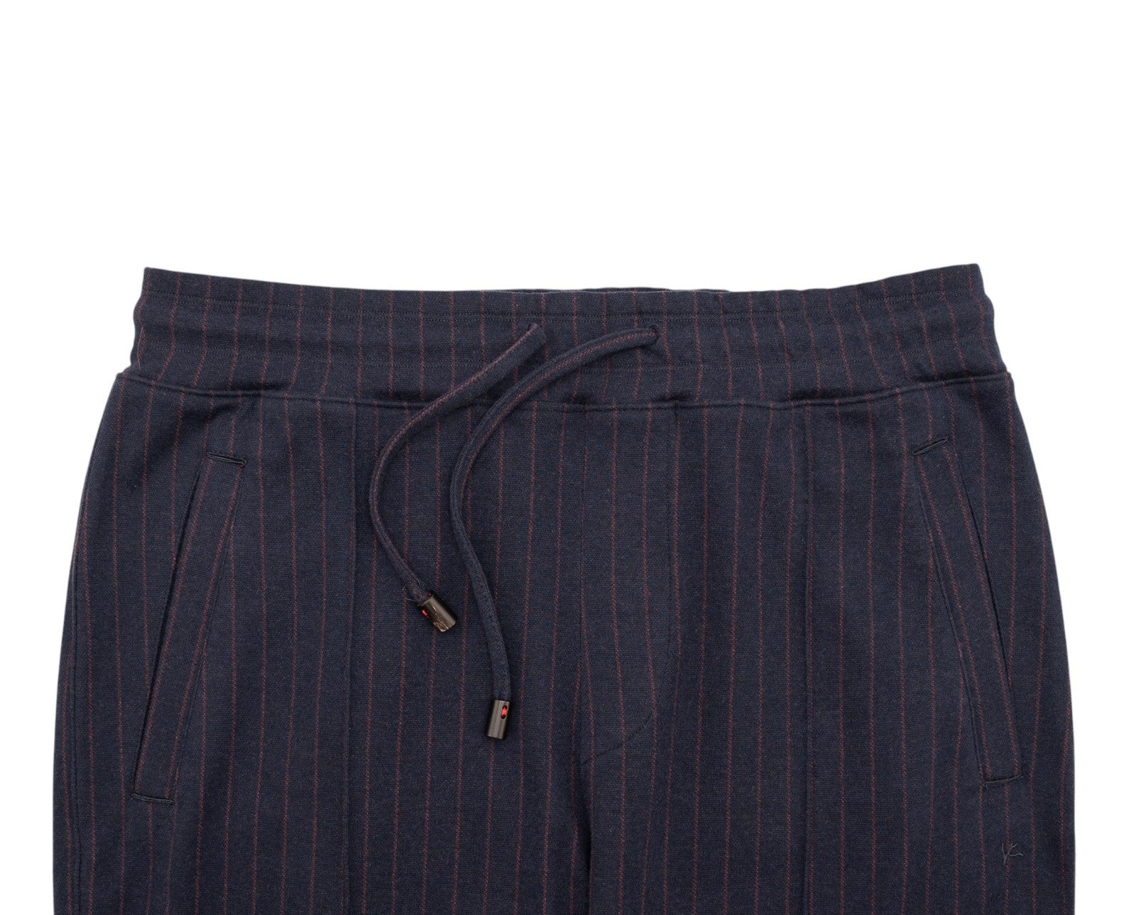 $3600 ISAIA Blue Zip Tracksuit Jogging Jersey Cotton Cashmere Silk Size L