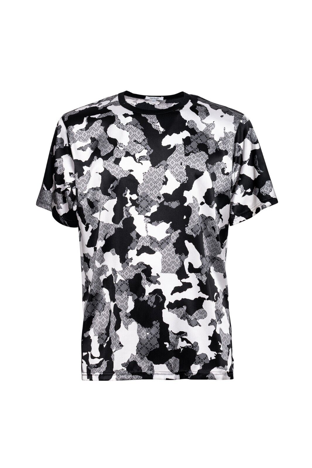 750$ ITALO FERRETTI T-Shirt "CAMOUFLAGE" 100% Silk COMO 40 US / 50 EU BIJAN
