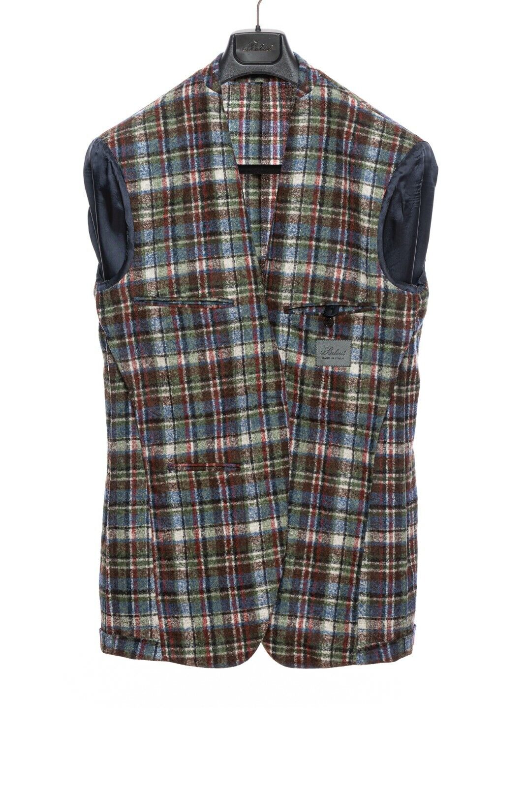 $2240 BELVEST Check Baby Alpaca Sport Jacket 42 US / 52 EU Drop 7R F/W 2018
