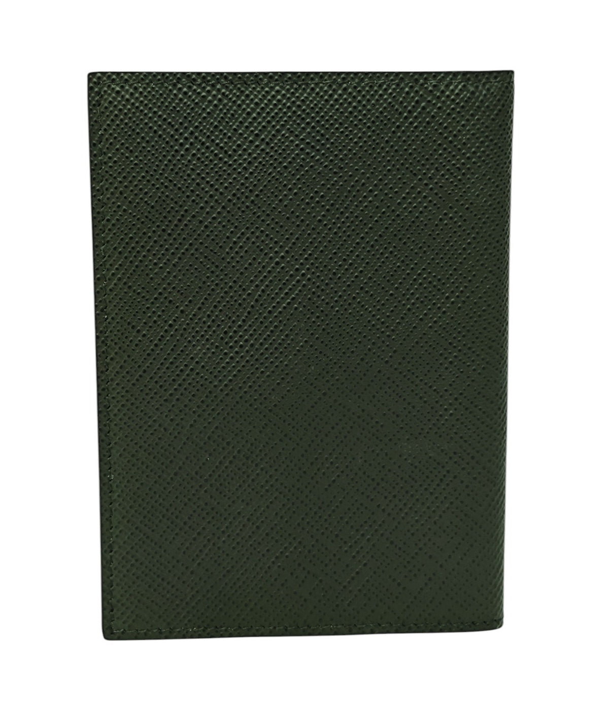 220$ PINEIDER FIRENZE 1774 Passport Holder Saffiano Grain Calf Serpentino Green