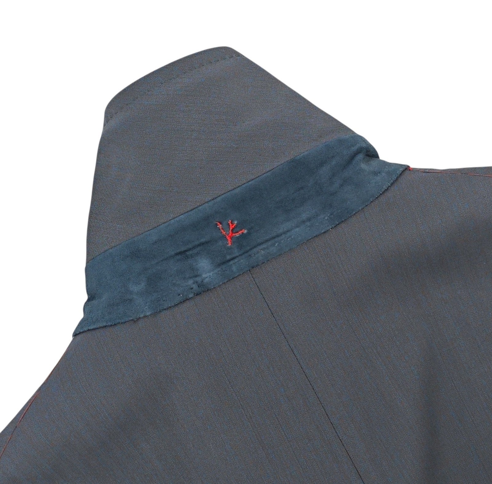 $4100 ISAIA NAPOLI Hand-Sewn Car Coat Herringbone Solaro Techno Wool