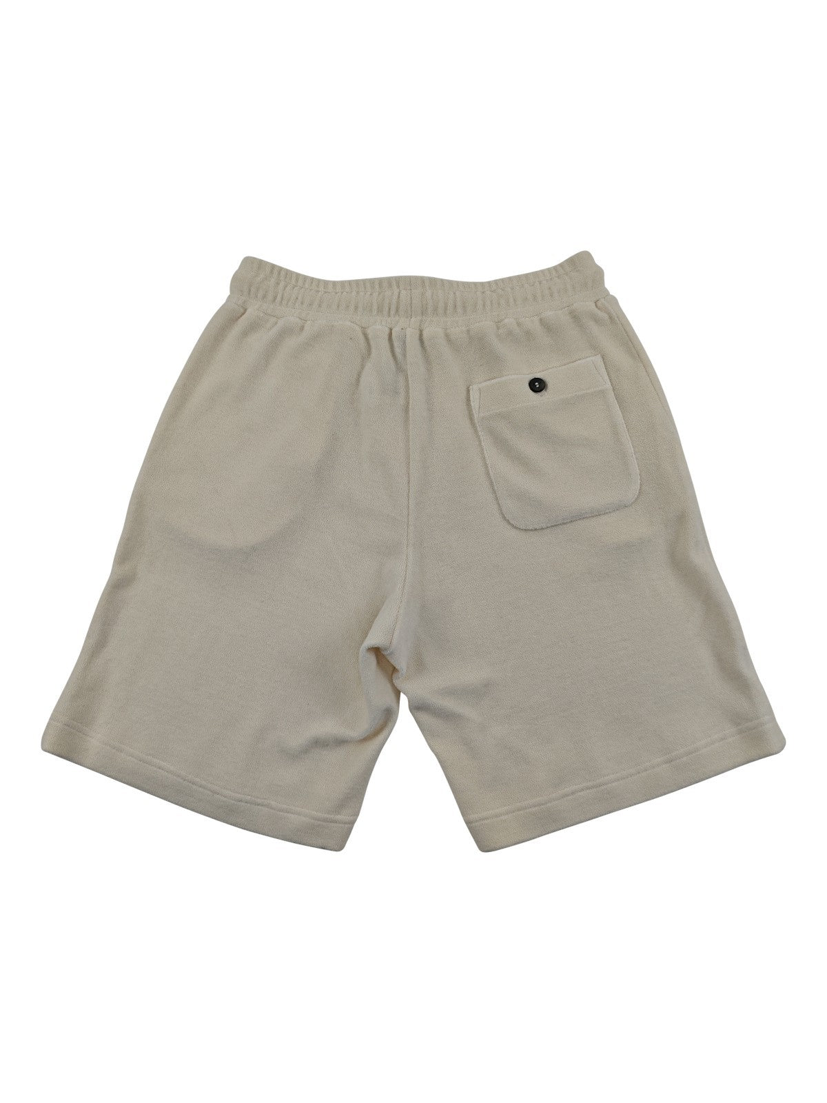 $1250 ISAIA NAPOLI Ivory Terry Short Tracksuit Cotton Silk Size M