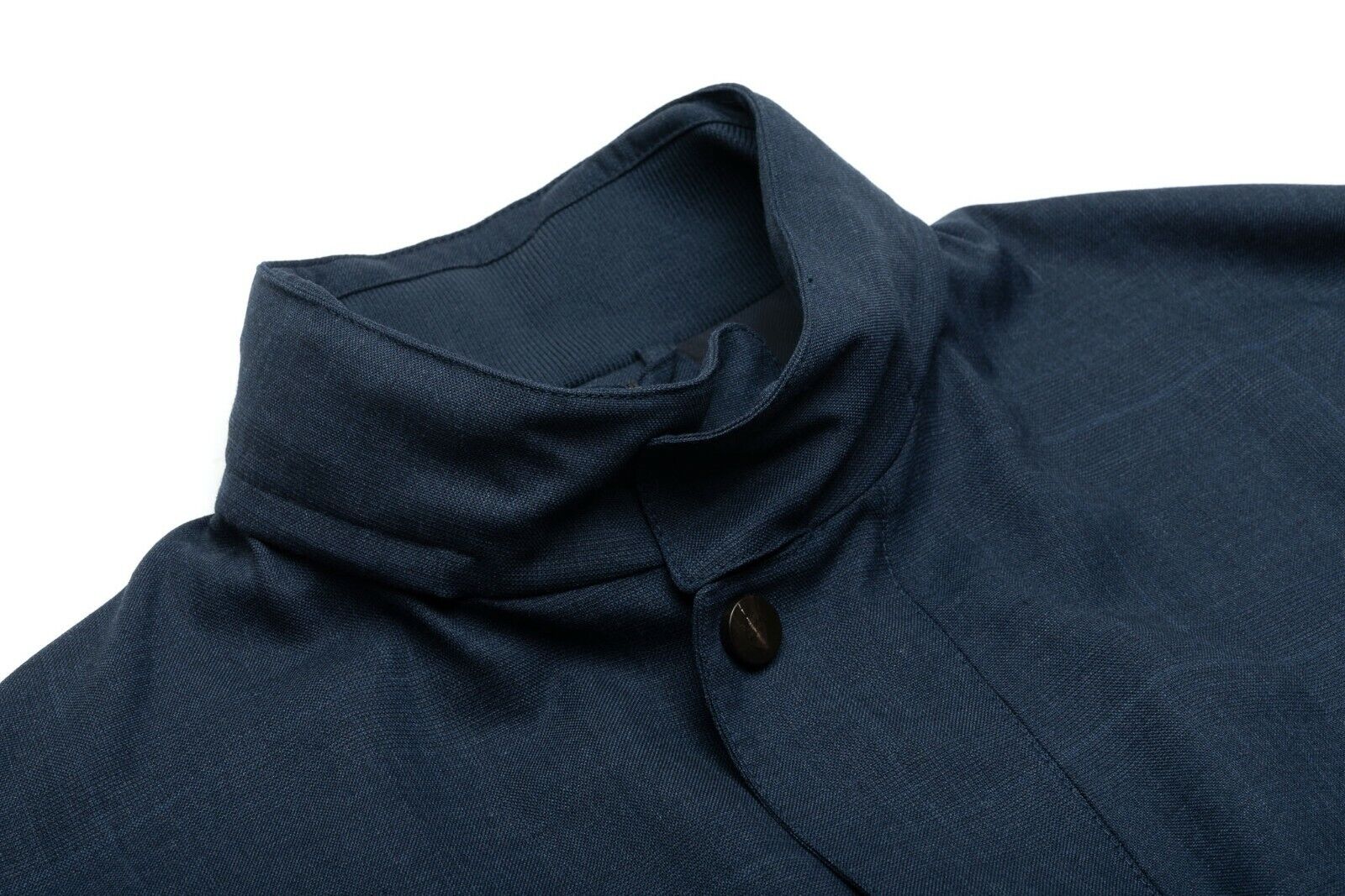 980$ CORNELIANI Coat Travel Jacket Outwear Blue Delight Wool Savor 40 US / 50 EU