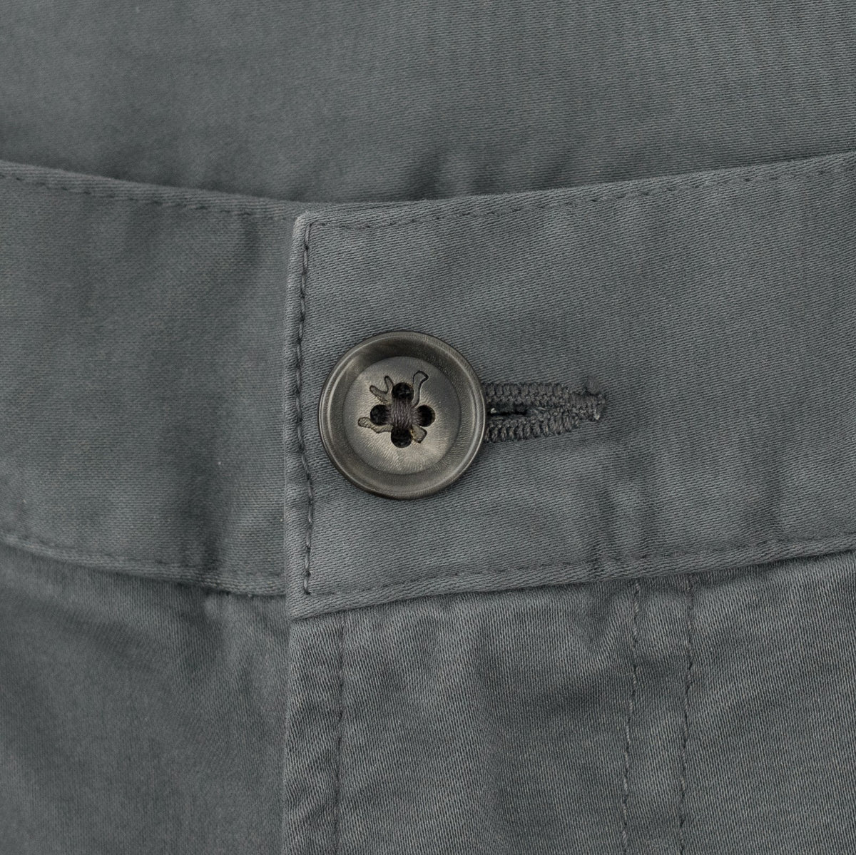 925$ ISAIA NAPOLI "SpaccaNapoli" Gray Pant Chin Cotton Cashmere Reg 32 US 48 EU