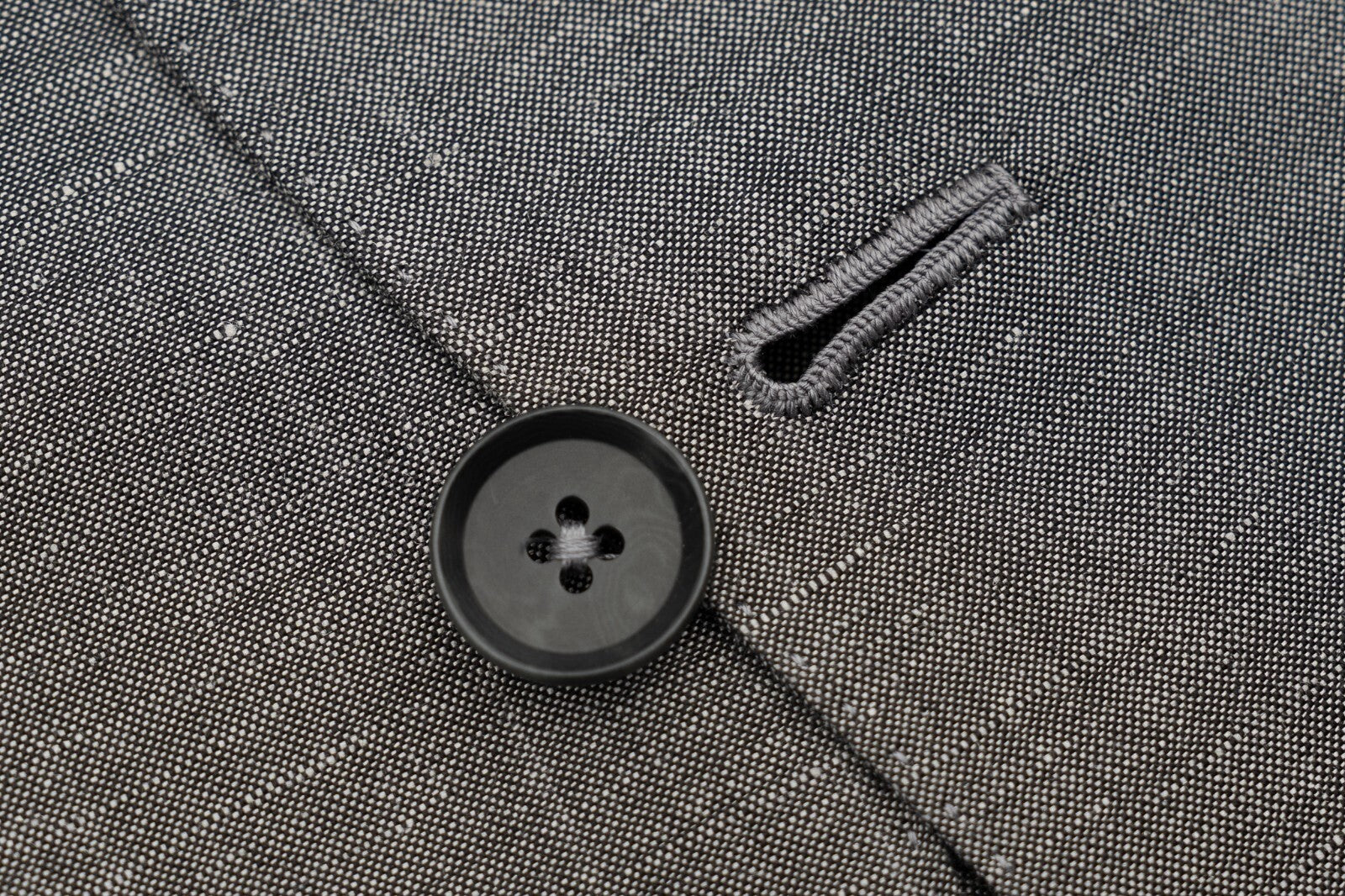 $5800 ISAIA NAPOLI Gray Hand-Sewn Suit Wool & Linen 38 US / 48 EU 8R