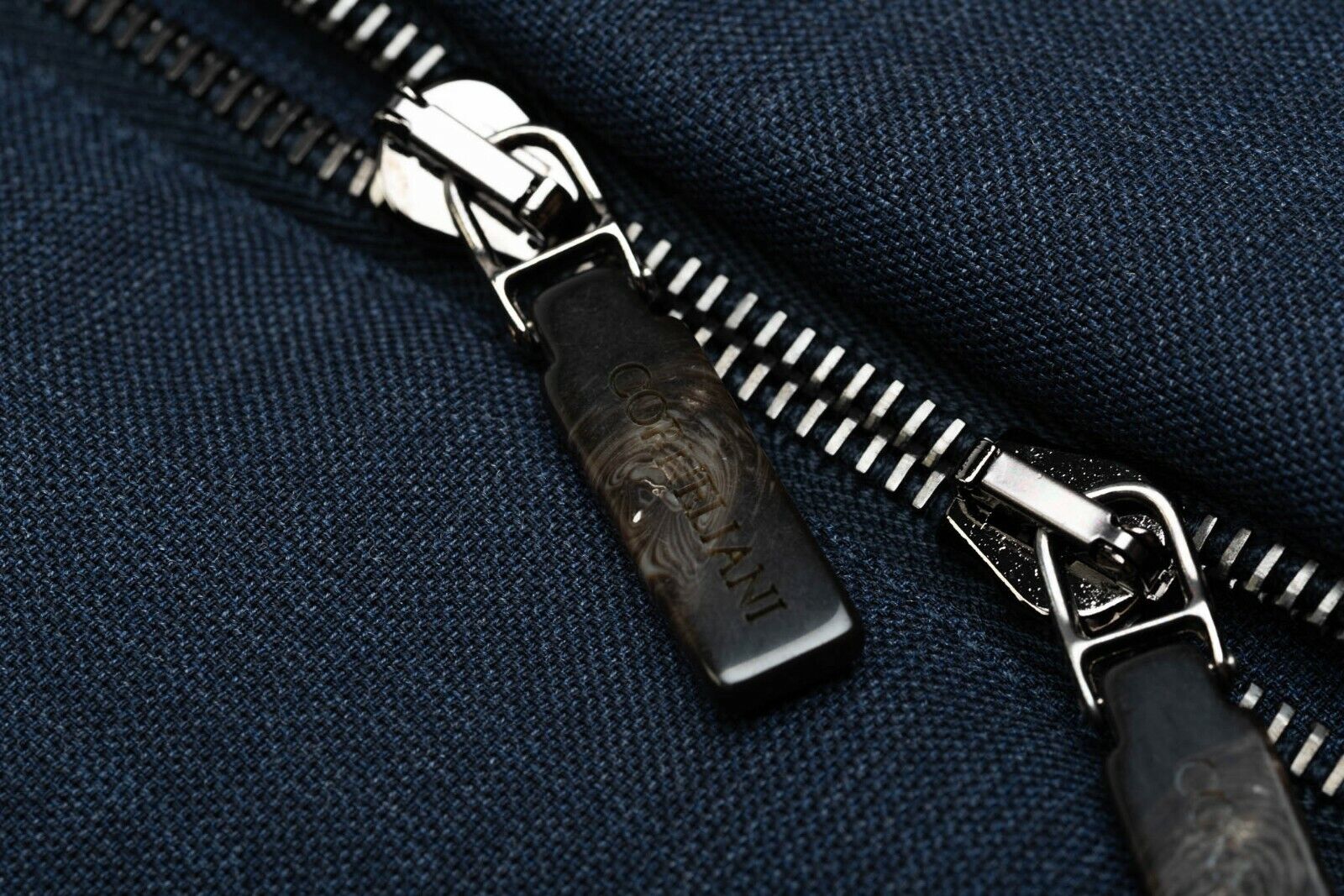 980$ CORNELIANI Coat Travel Jacket Outwear Blue Delight Wool Savor 40 US / 50 EU