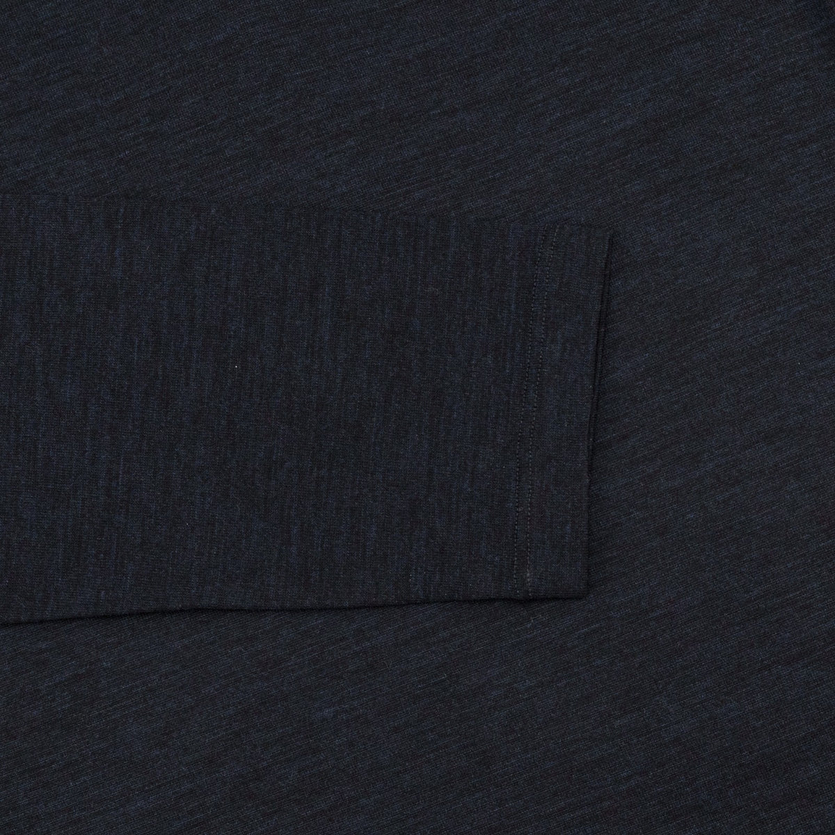 850$ ISAIA NAPOLI Dark Blue Polo 100% Linen Jersey Size M - Made in Italy