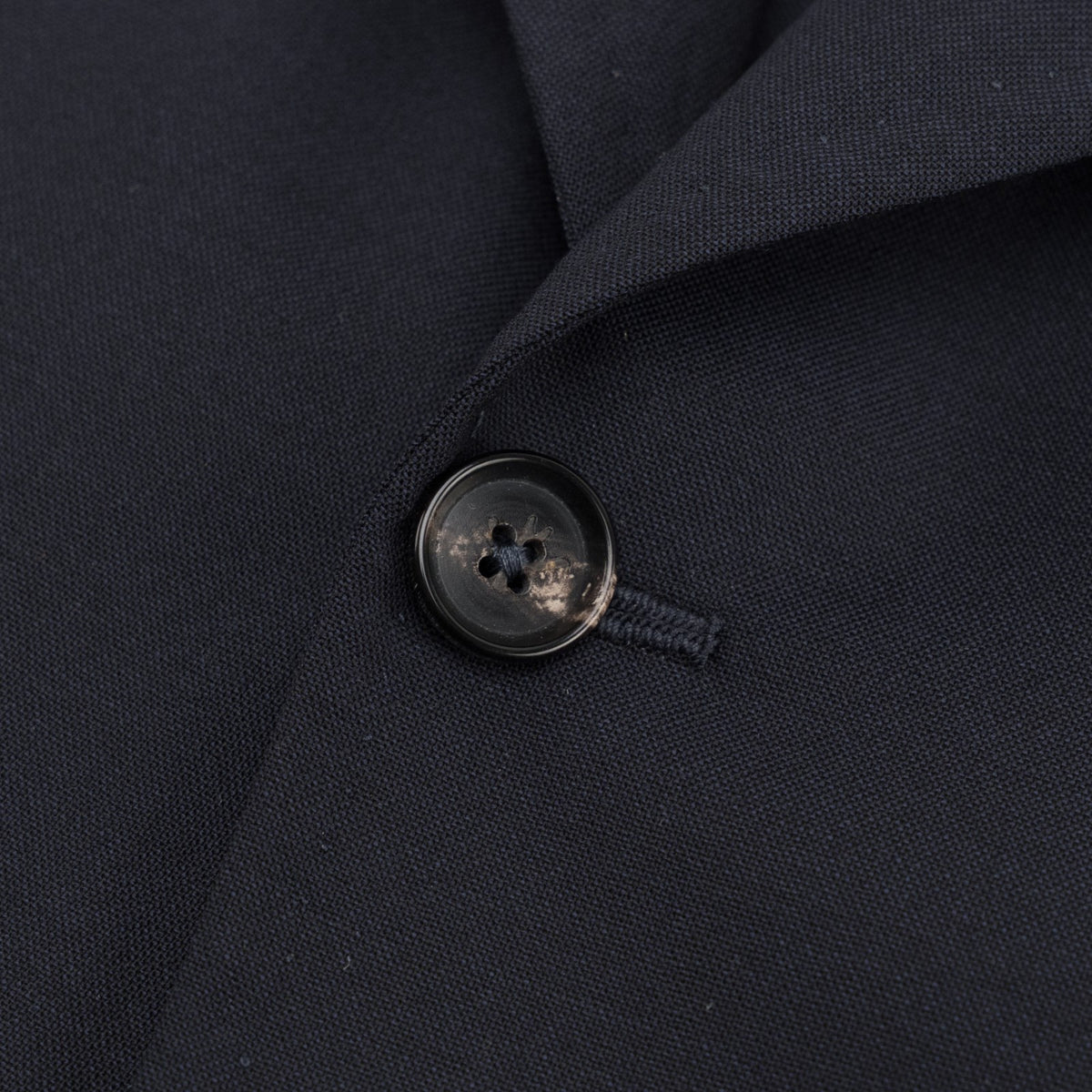 $5725 ISAIA "Capri" Blue Midnight Sport Coat Fine Wool Wide Lapel 38 US 48 EU 8R