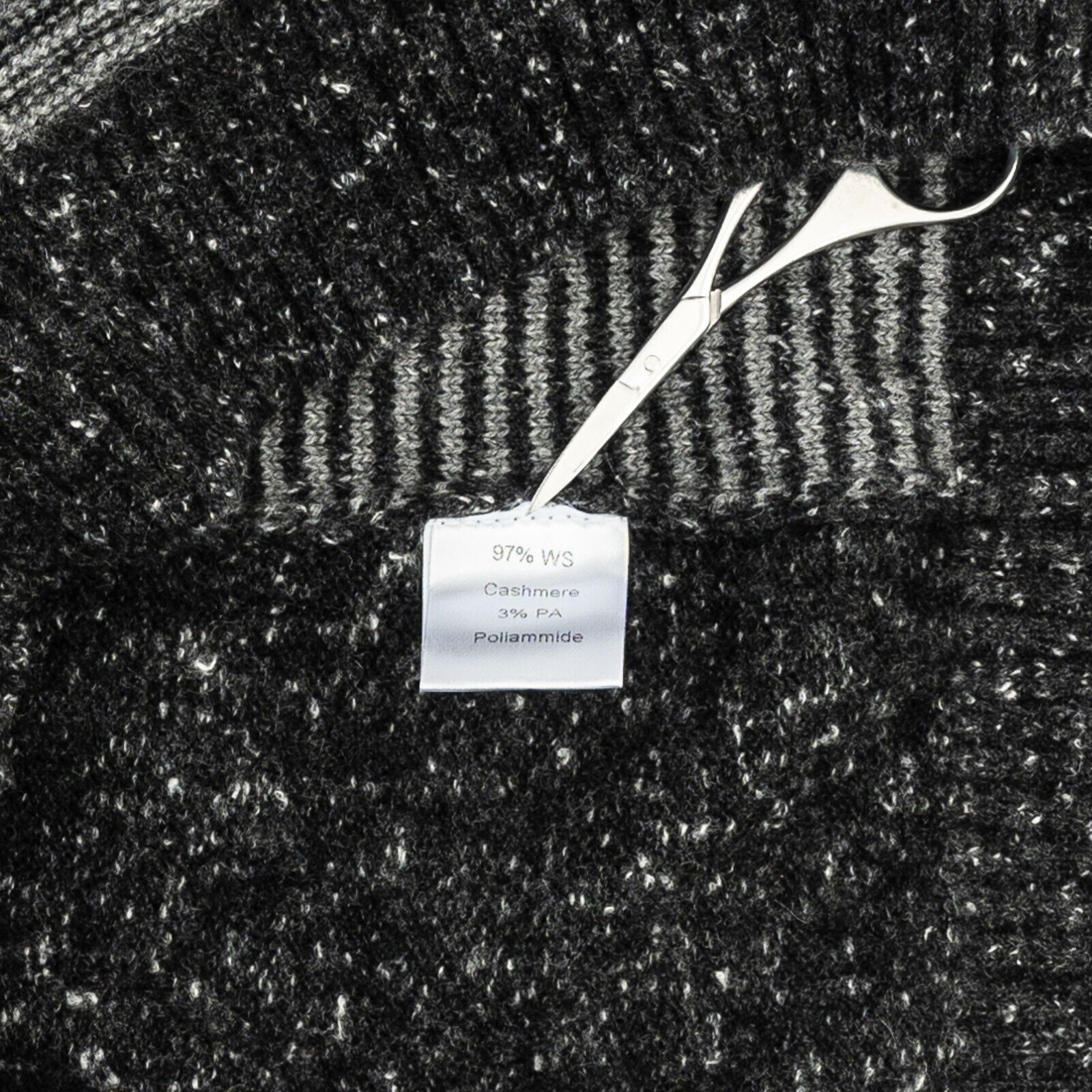 1500$ ISAIA NAPOLI Gray Sweater Crewneck Soft Cashmere Mouline Size M