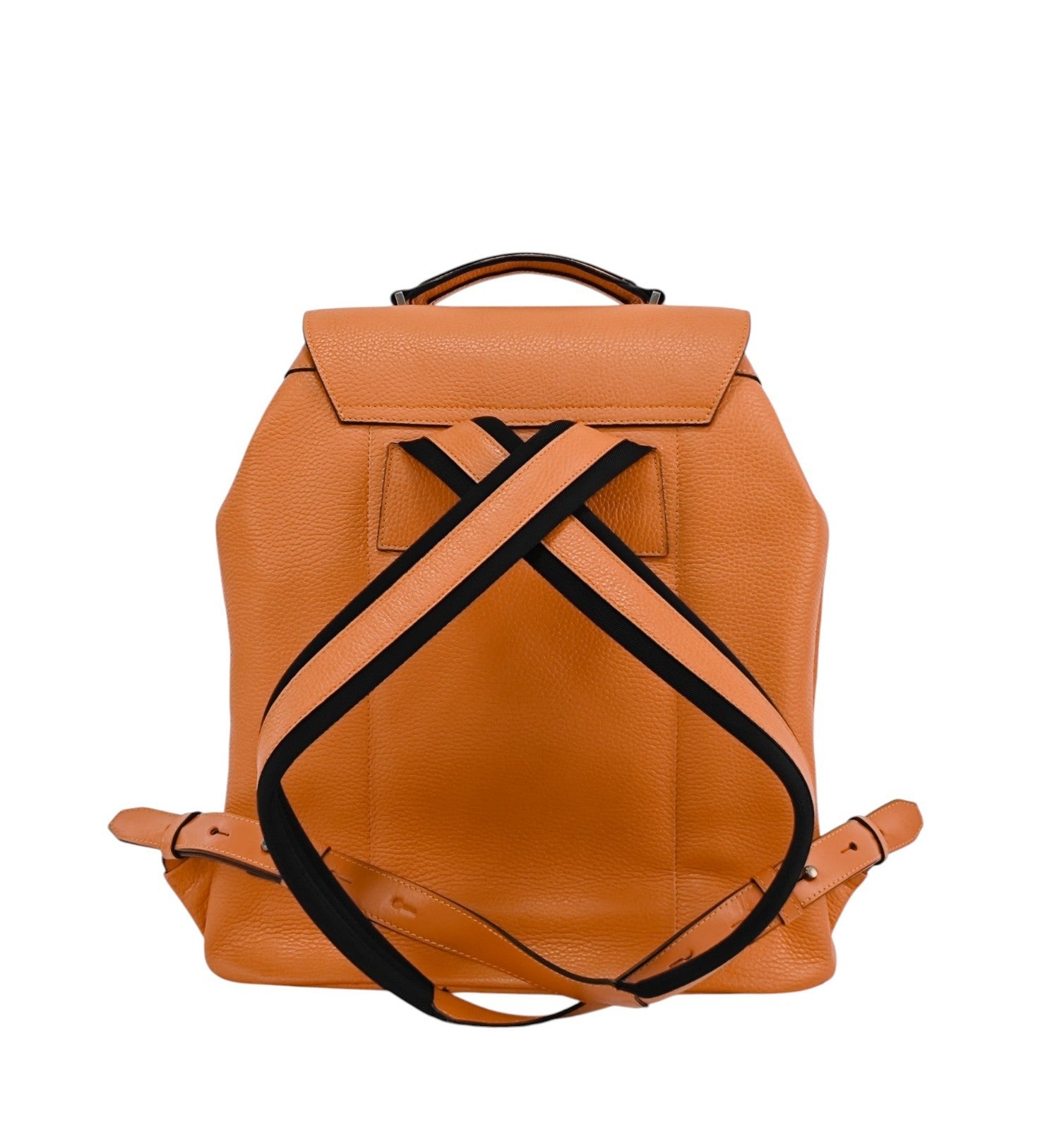 1750$ PINEIDER FIRENZE 1774 Grained Leather Backpack Orange – Italian Luxury