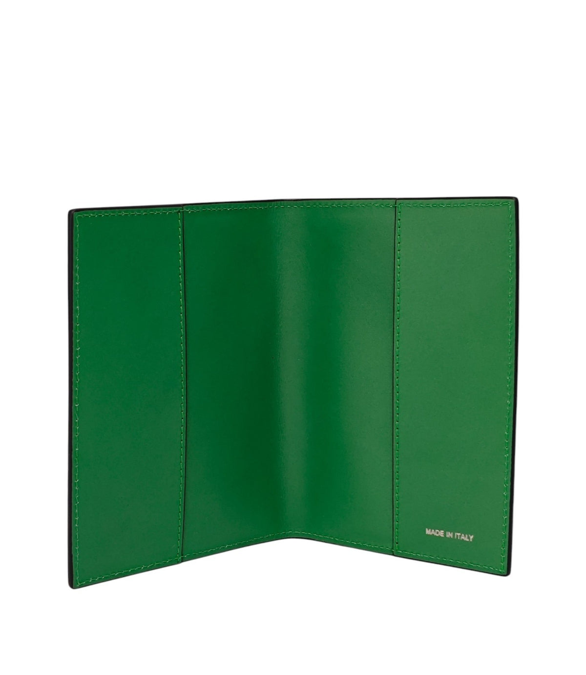 220$ PINEIDER FIRENZE 1774 "Bottolato" Passport Holder Grain Calf Green