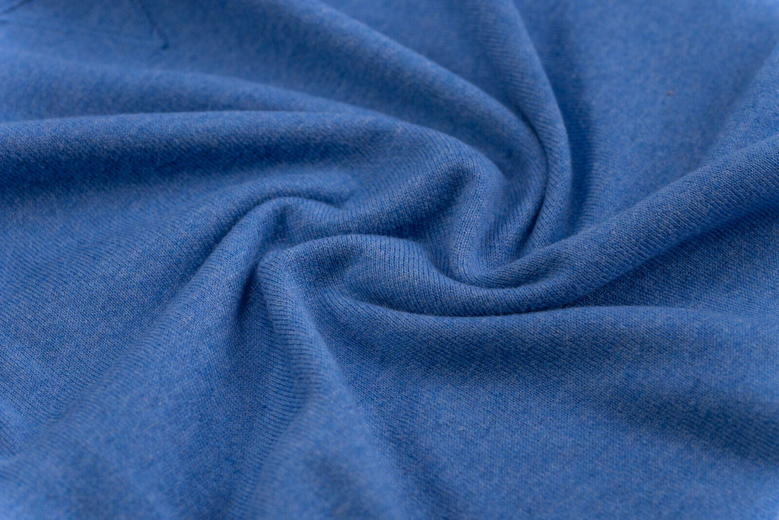Italian FILIPPO DE LAURENTIIS Sweater Sweatshirt Soft Cotton Blue Made in Italy