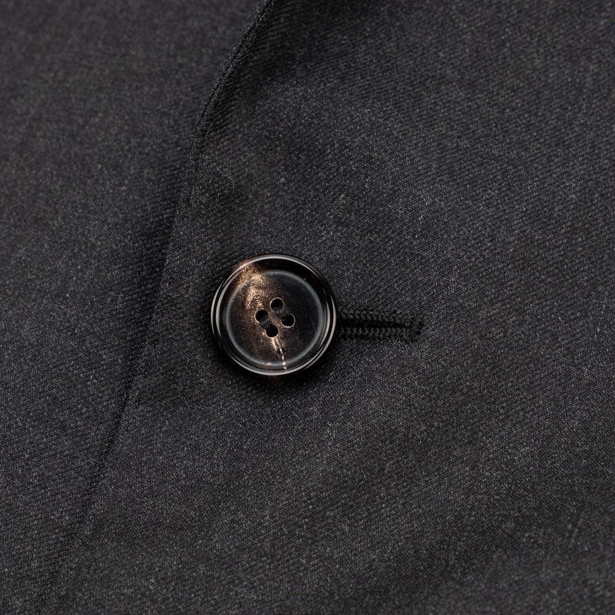 $2400 RAFFAELE CARUSO Dark Gray Suit Superfine Wool 110's 44 US 54 EU