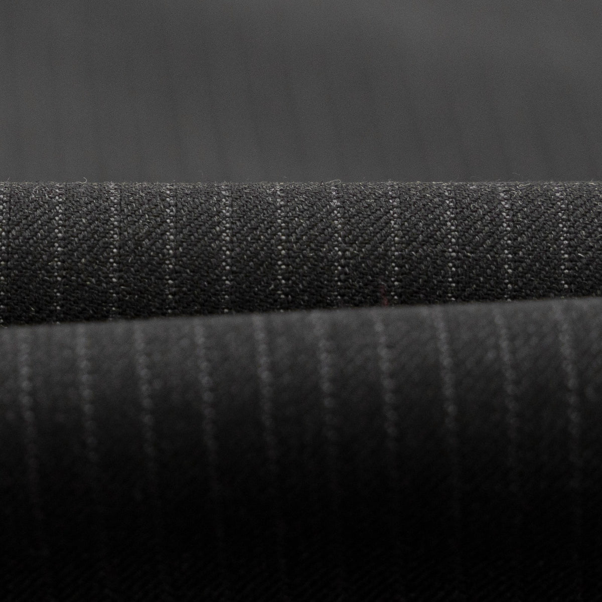 $6850 ISAIA NAPOLI "Capri" Charcoal Gray Suit Hand-Sewn Fine Wool Striped