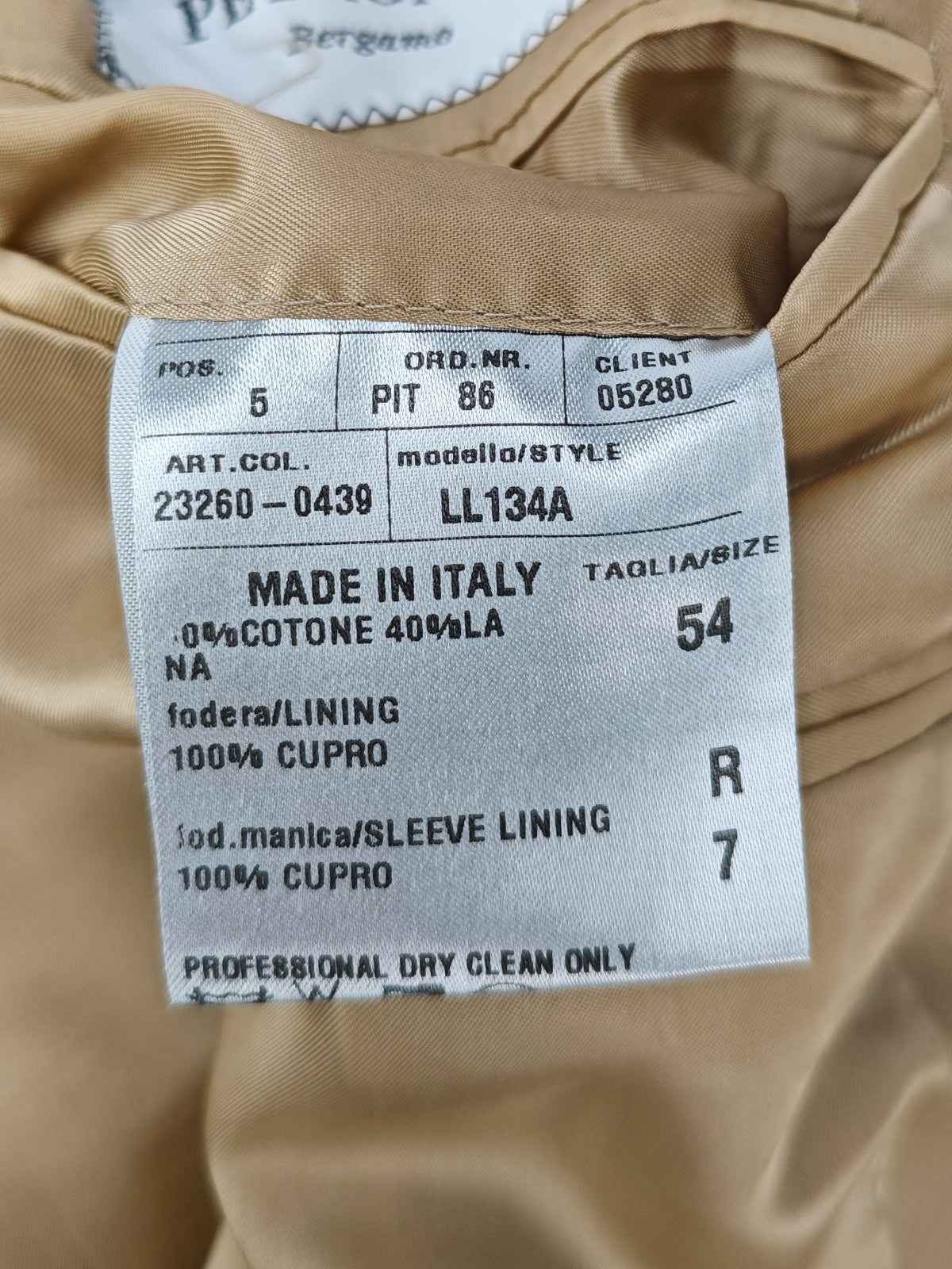 1950$ RAFFAELE CARUSO Handmade Suit Beige Herringbone Cotton Wool Made in Italy