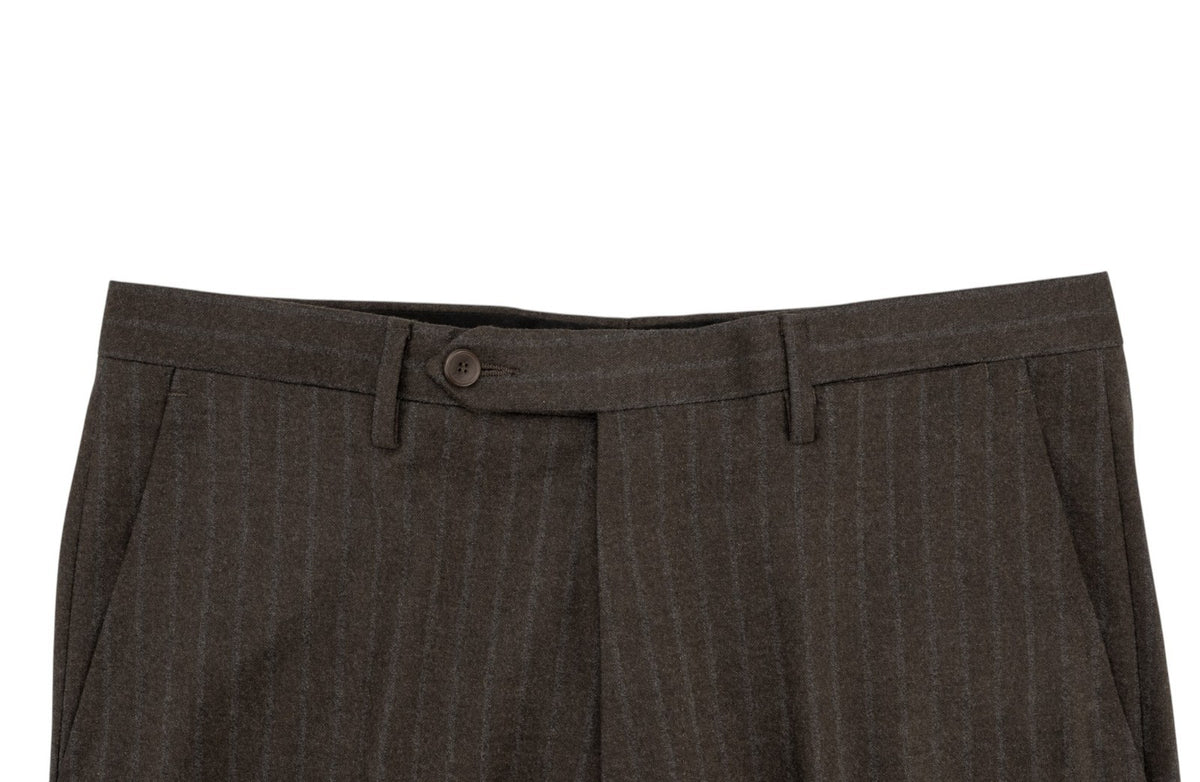 1450$ BONMEZZADRI by CARUSO Handmade Suit Wool 130's Brown 40 US / 50 IT 8R