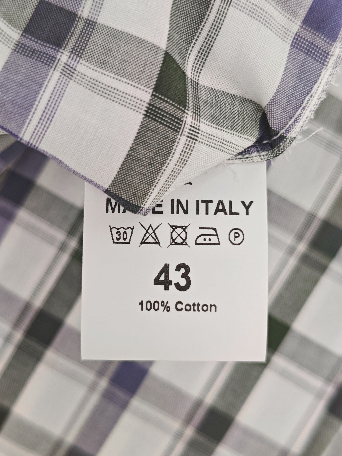 730$ ISAIA NAPOLI "Mix" Dress Shirt Checks Hand-Sewn Lightwheight Cotton 17 - 43