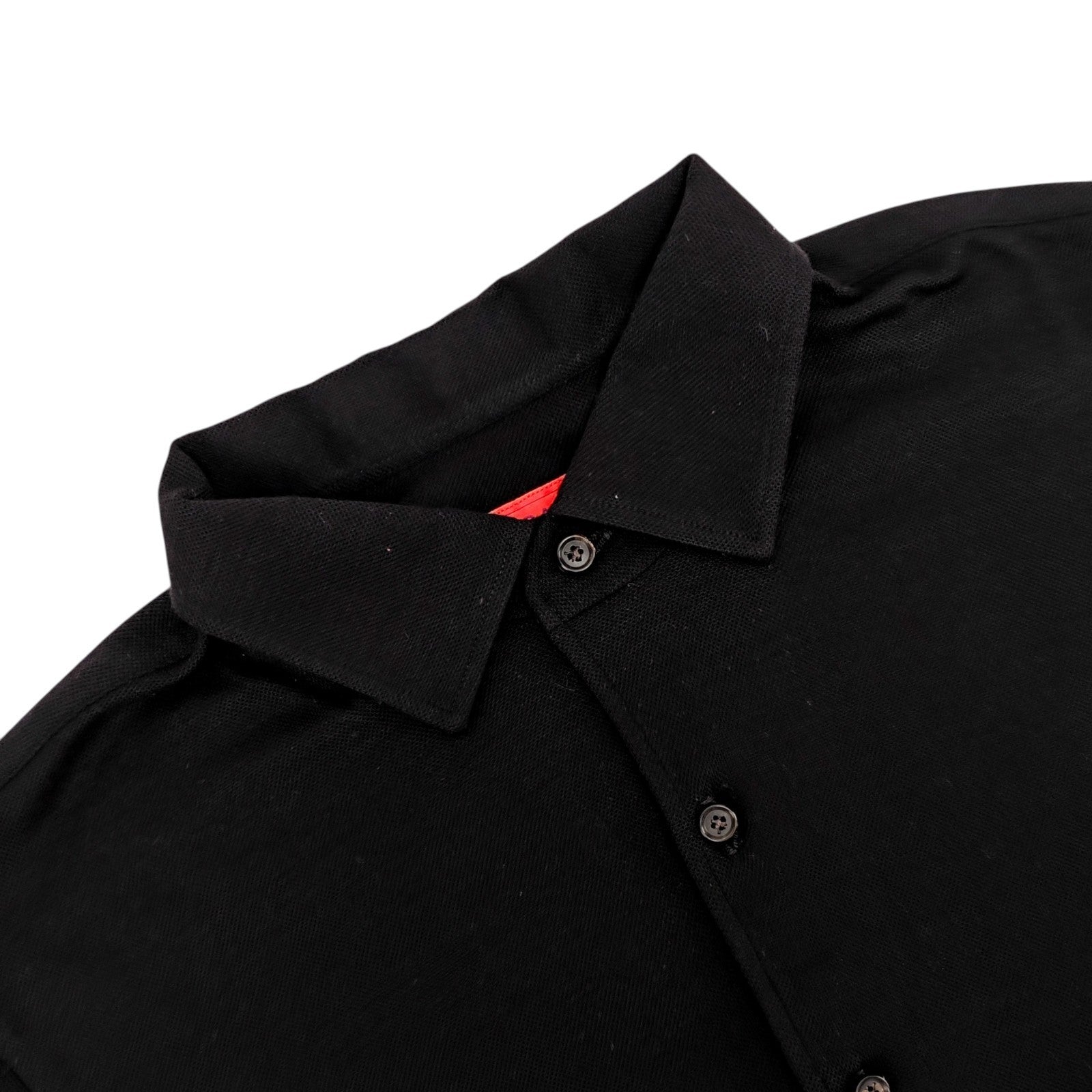 1450$ ISAIA NAPOLI Black Hand-Sewn Shirt Soft Wool 15.5 - 39