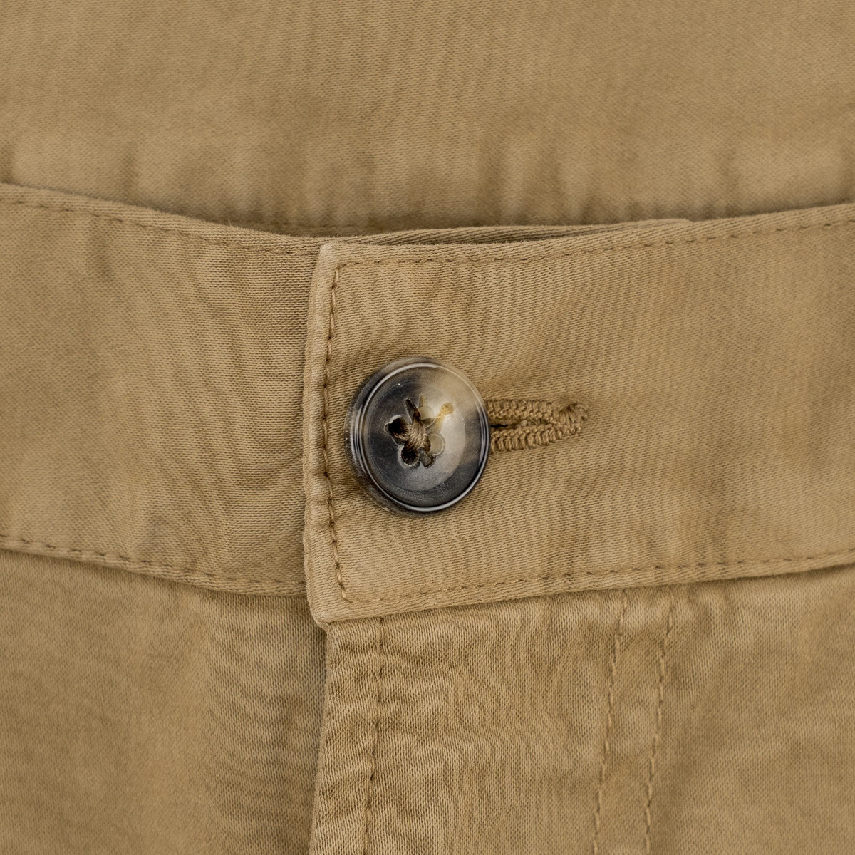 925$ ISAIA NAPOLI "SpaccaNapoli" Beige Pant Chin Cotton Cashmere Reg 38 US 54 EU