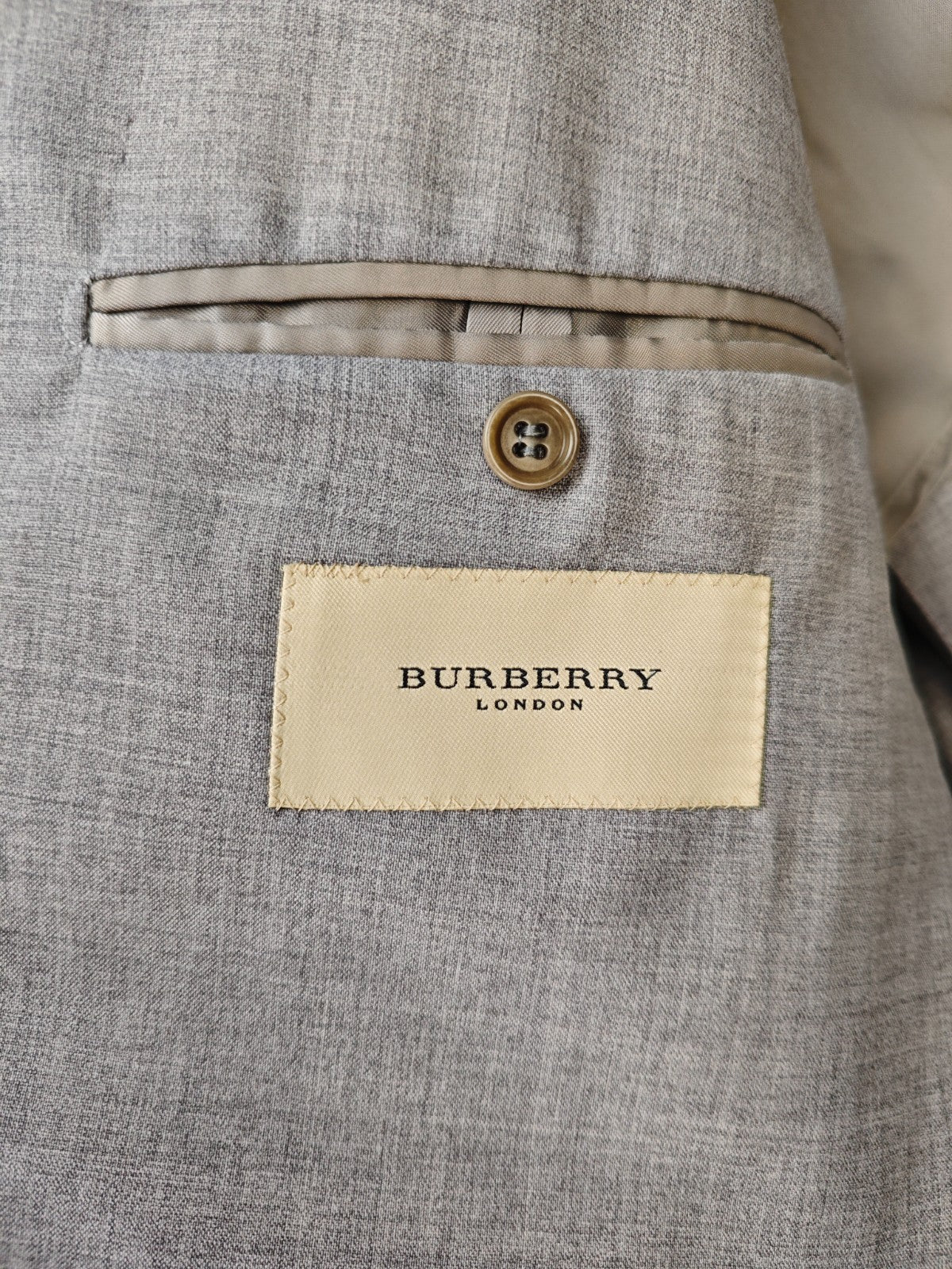 $1450 BURBERRY LONDON Gray Solid Jacket Sport Coat Wool 110's 42 US / 52 EU 7R