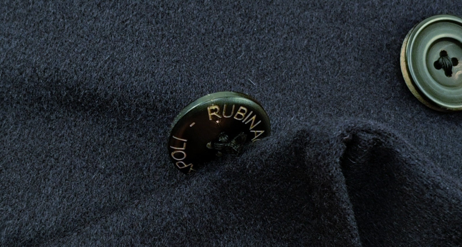 $3400 RUBINACCI "Skyfall 007" Blue Long Coat 100% Cashmere 40 US / 50 EU