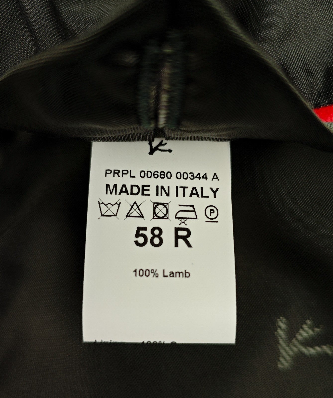5600$ ISAIA NAPOLI Dark Green Bomber Jacket Grained Lambskin Leather