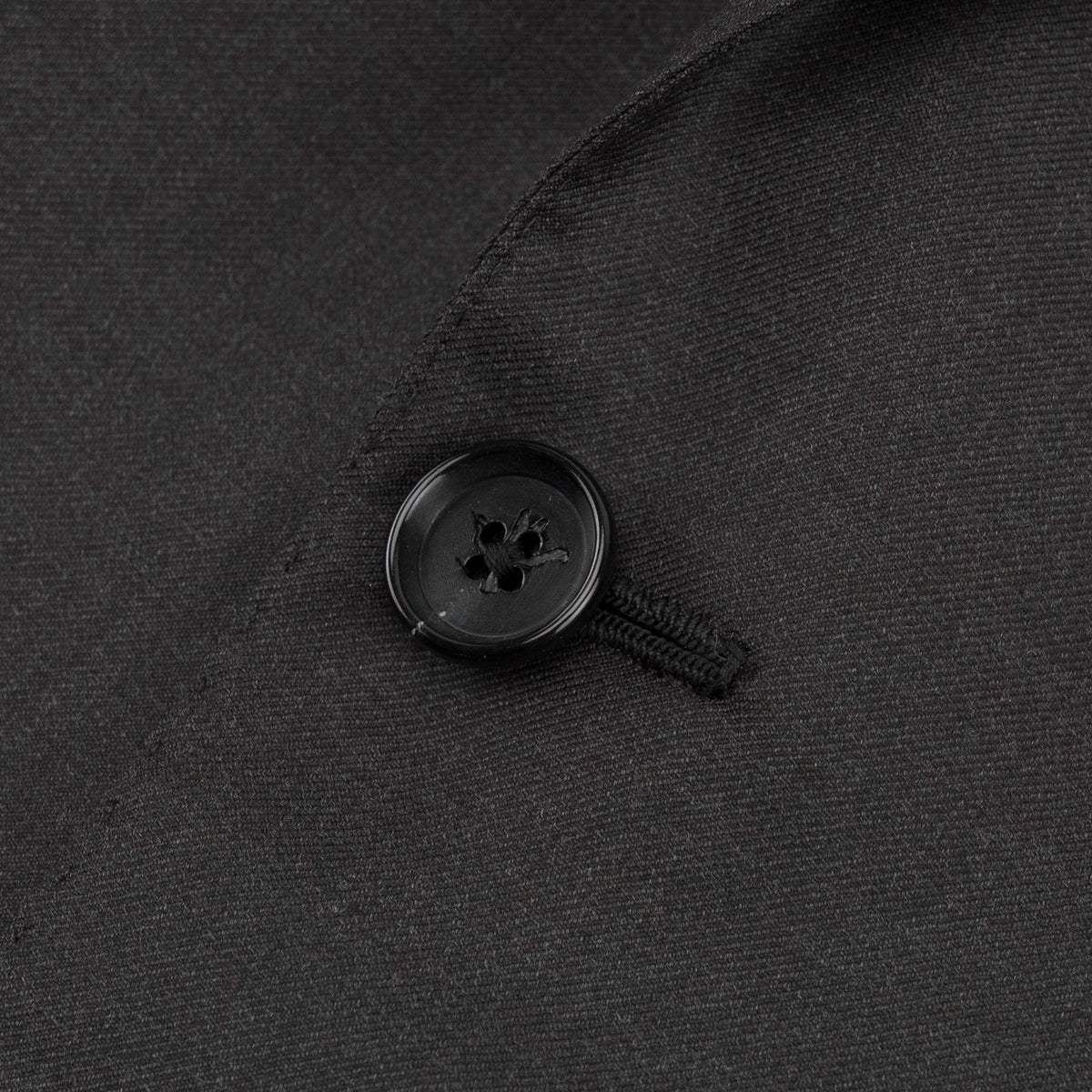 $7120 ISAIA NAPOLI "Gregorio" Dark Gray Suit Hand-Sewn Fine Wool Aquaspider