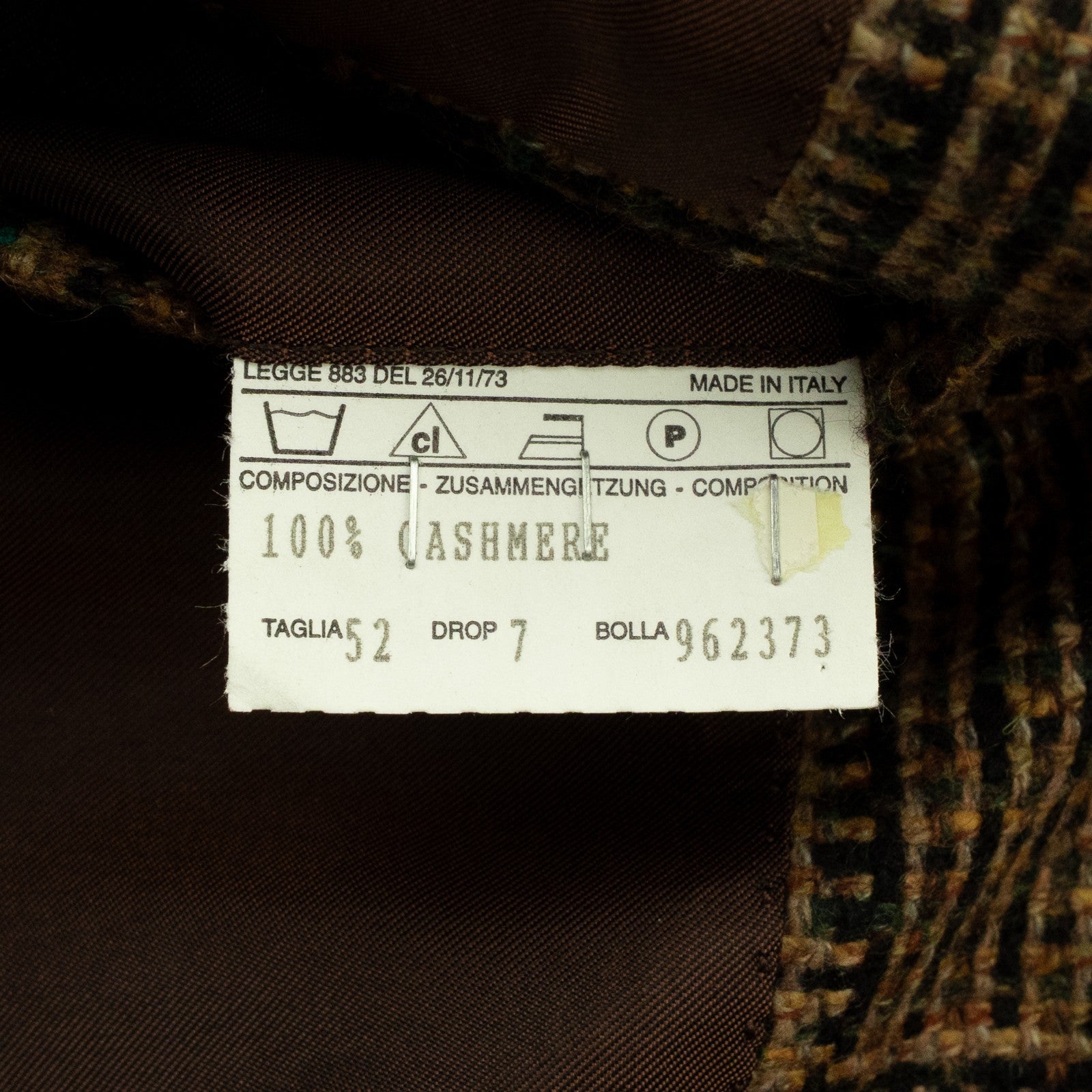 2750$ SARTORIO KITON Brown 3/2 Roll Jacket Sport Coat 100% Cashmere 42 US 52 EU