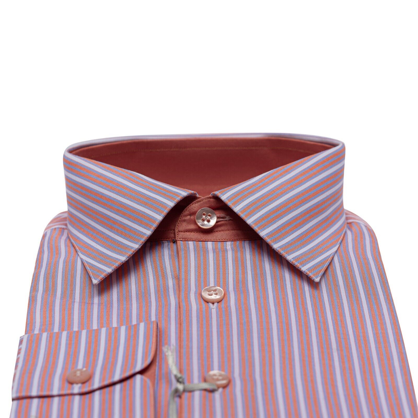 690$ LUXURY GERLIN Shirt Striped BONFANTI Cotton 16 - 41 - 1F BIJAN