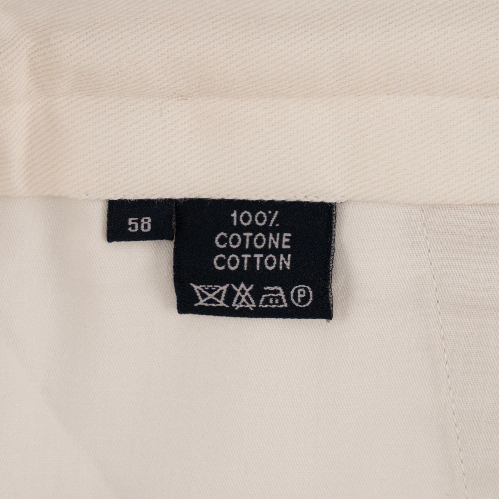 700$ BURBERRY LONDON Beige Chino Cotton Trouser Pant Regular Fit 42 US / 58 EU