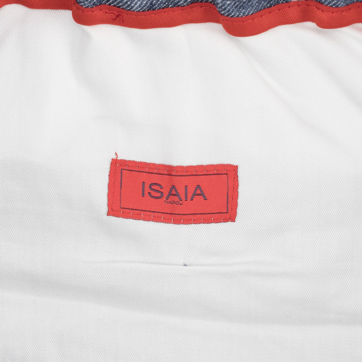 1050$ ISAIA Light Blue Drawstring Pant 100% Linen Regular Fit 38 US / 54 IT
