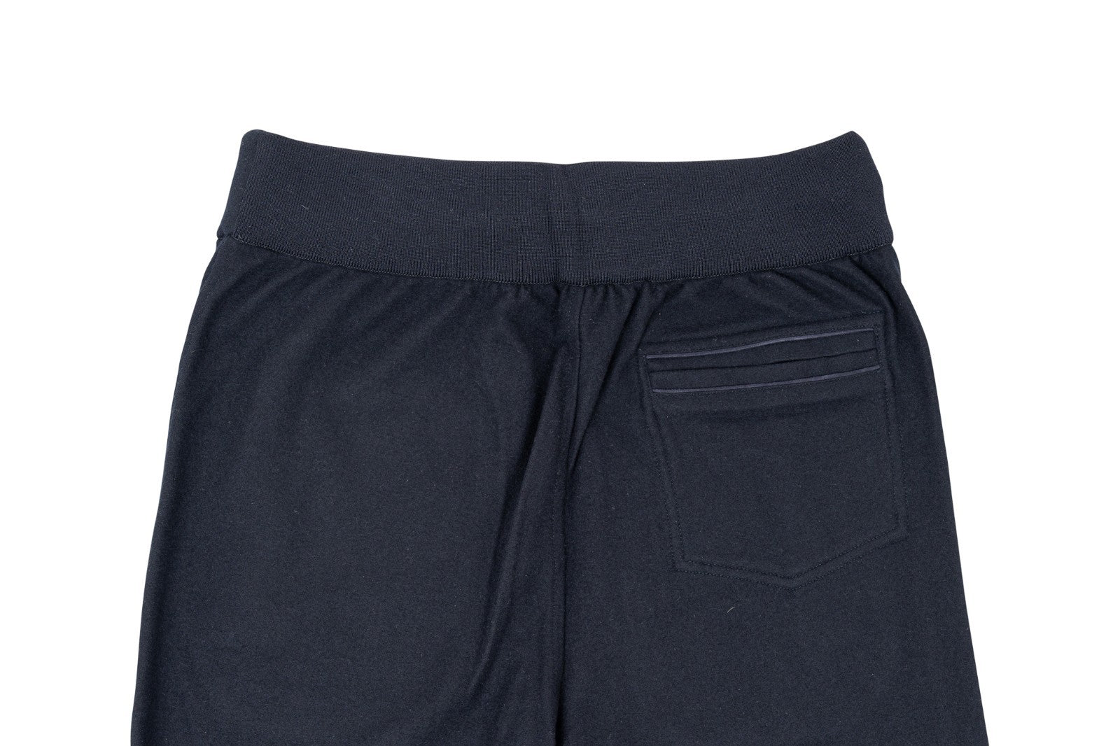 $2600 RUBINACCI Blue Tracksuit LORO PIANA Wool Cashmere + Leather Details