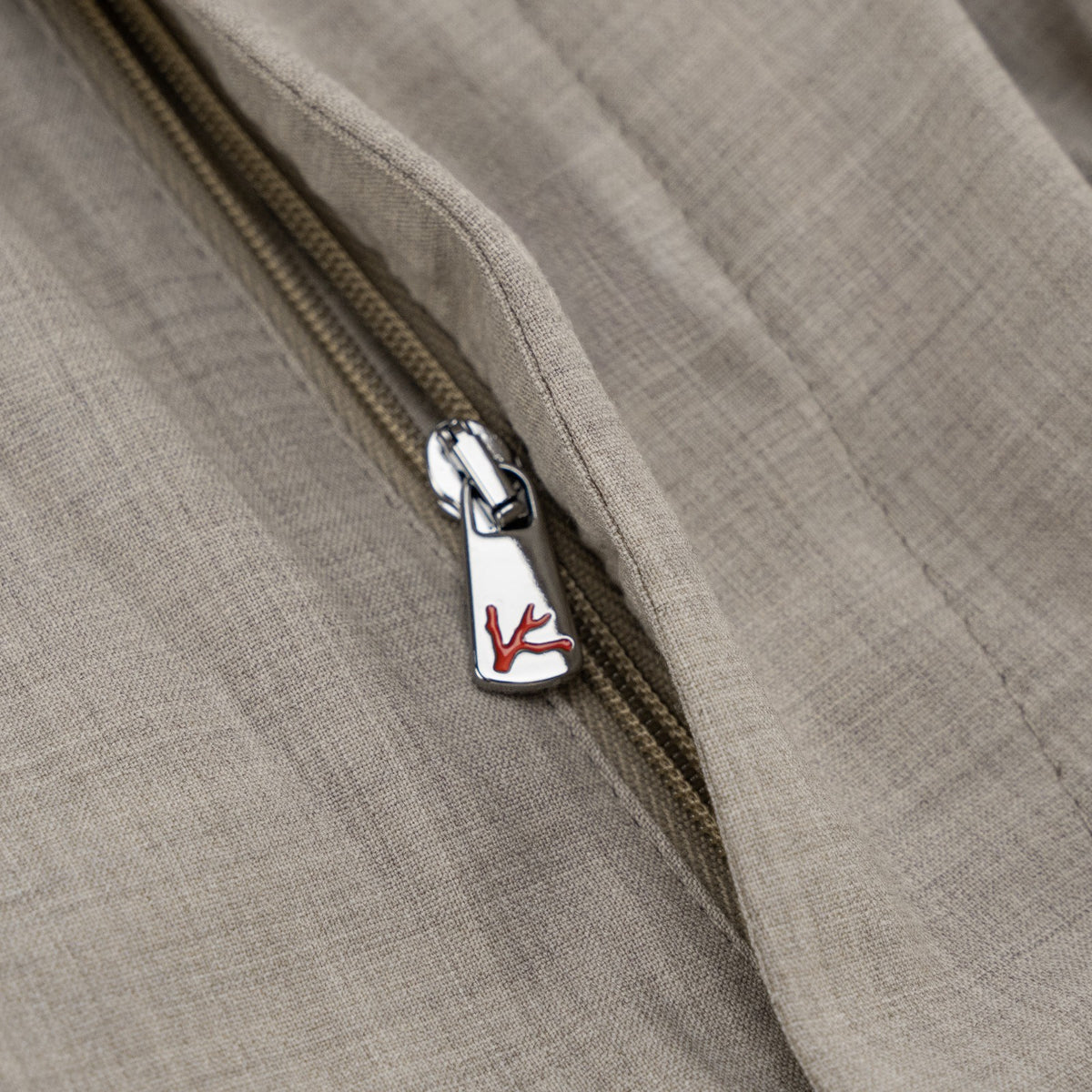 1250$ ISAIA NAPOLI Light Grey Drawstring Pant Exra Fine Wool 46 US / 62 IT