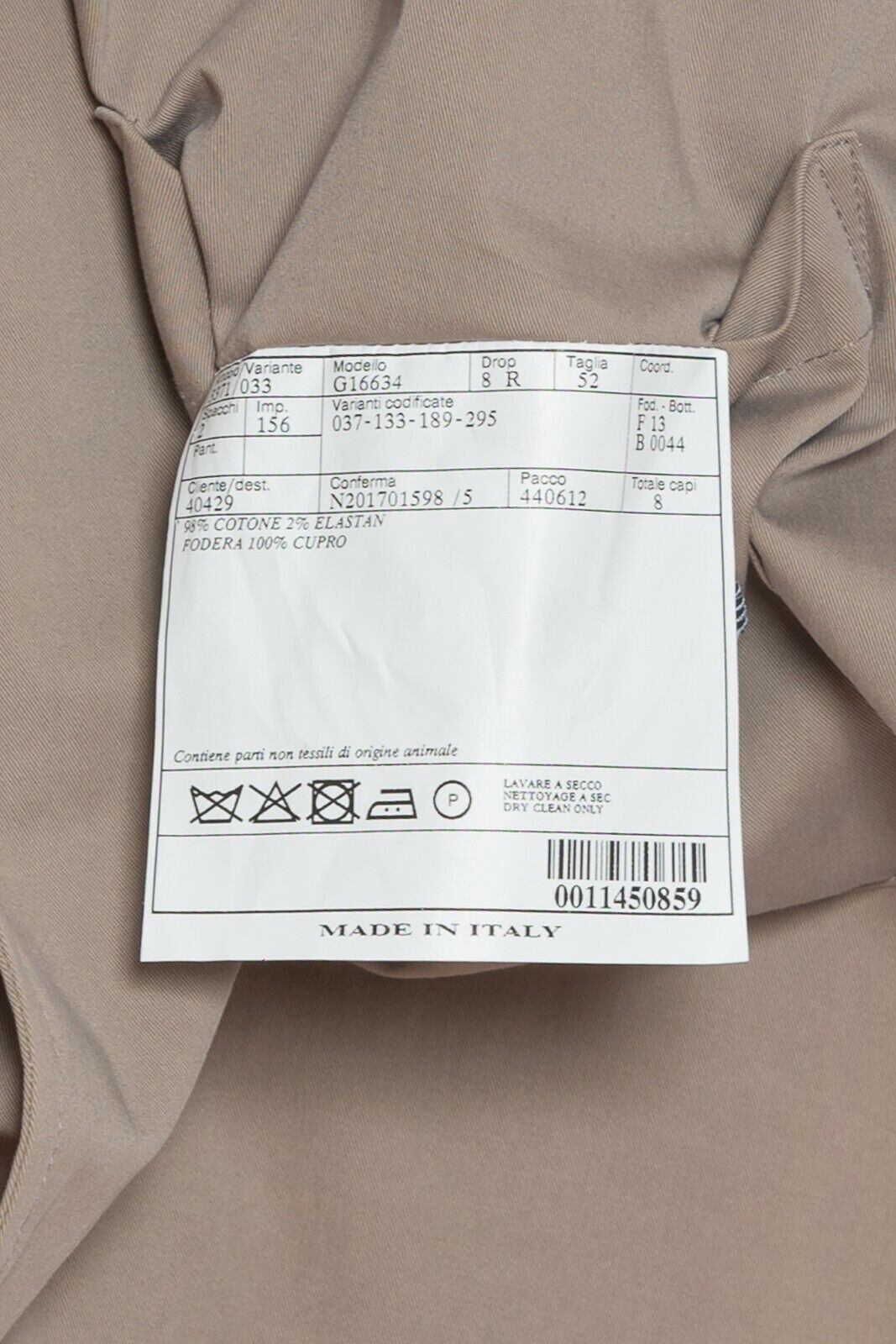 1100$ BELVEST Sartorial Jacket Military Style Cotton Beige JACKETINTHEBOX Editio