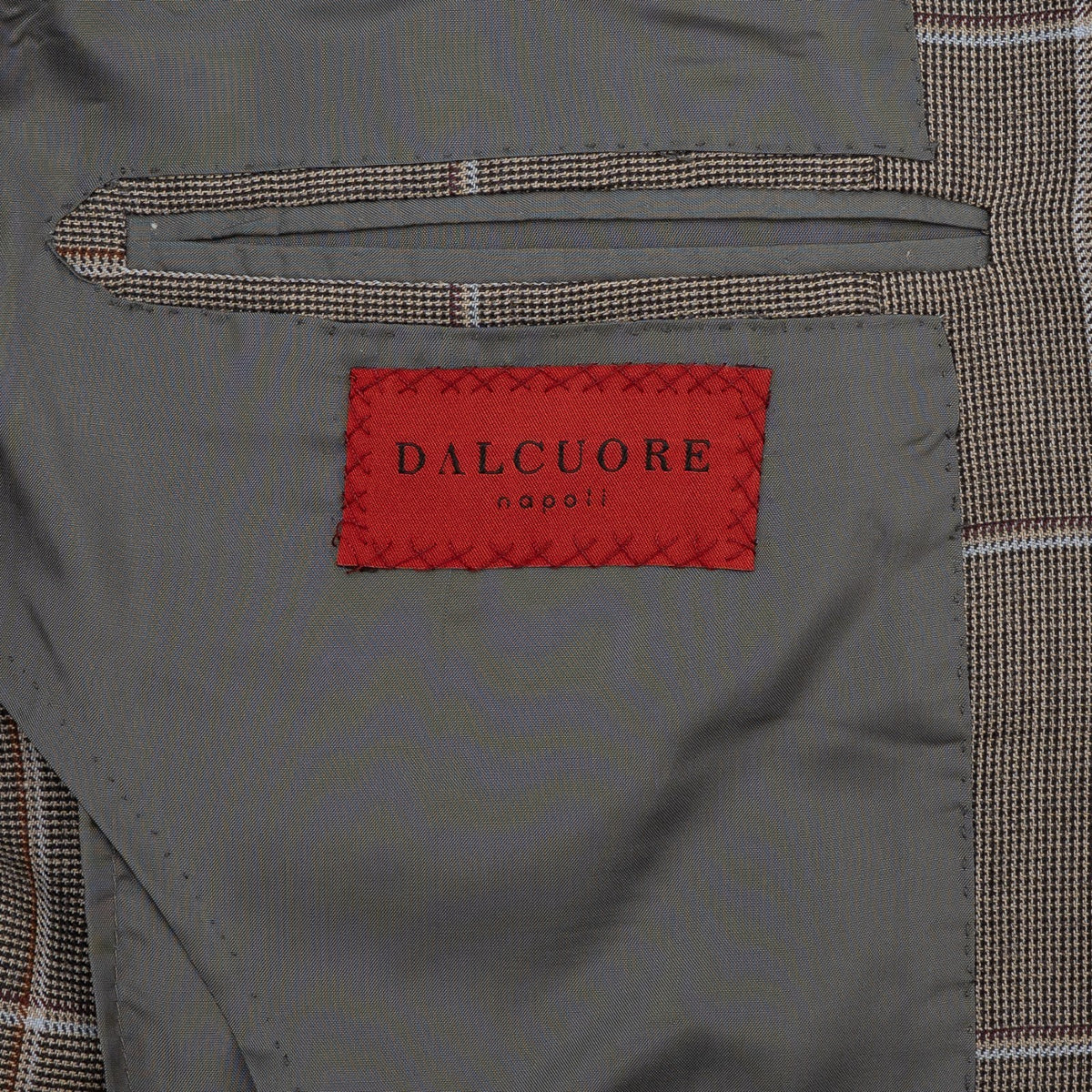 Sartoria DALCUORE NAPOLI Hand-Sewn Jacket Sport Coat Wool 120's 38 US / 48 EU