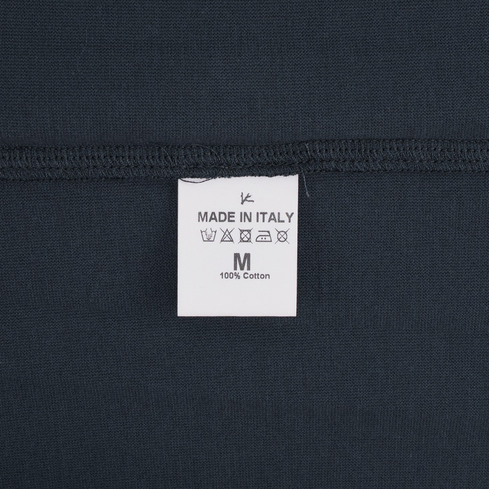 685$ ISAIA NAPOLI Jersey Cotton Polo Short Sleeve Camp Collar Blue