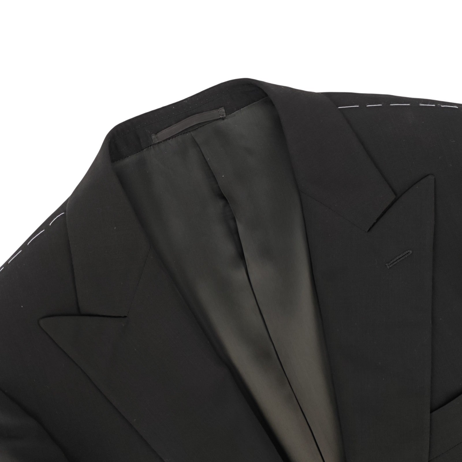 2400$ RAFFAELE CARUSO Cerimonia Black Superfine 110’s Wool Suit 40 US / 50